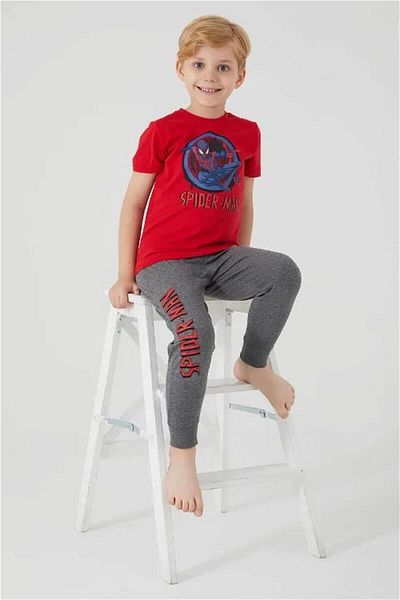 ROLY POLY Spider-Man Boy's Short Sleeve Pajama Set Red