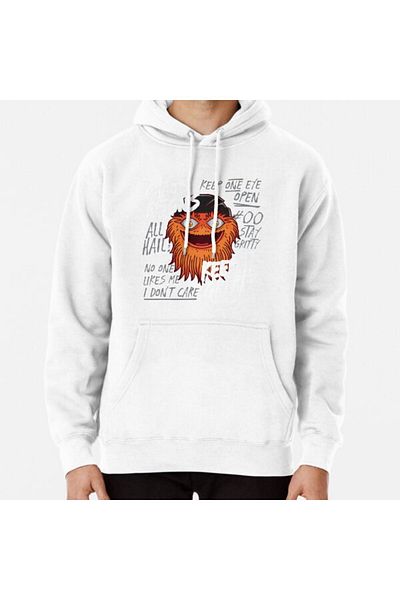 Hvit Stein Φούτερ Chaos Reigns Gritty Keep it Printed