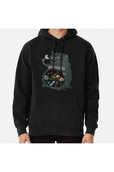Hvit Stein Суитшърт с щампа SPACE JUNKIE