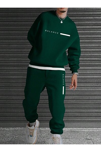 ORLONTEX Ανδρική φόρμα φόρμας Green Balance ριγέ Oversize