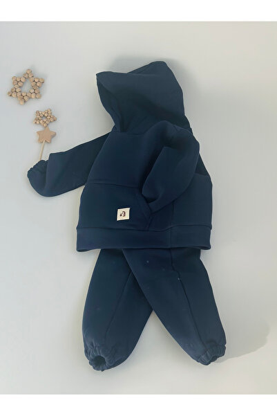 Zebra Children's 3-Thread Charton Hooded Suit