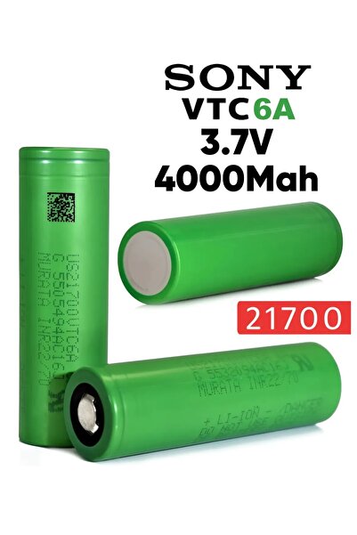 intermax Murata 21700 3.7v Vtc6a 4000mah Lityum Şarj Edilebilir Pil (2 Adet P...