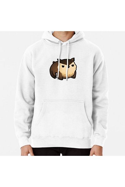 Hvit Stein Φούτερ με στάμπα Chubby Owlbear