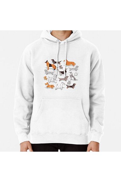 Hvit Stein Origami doggie friends // fundal textura lenjerie gri Hanorac imprimat