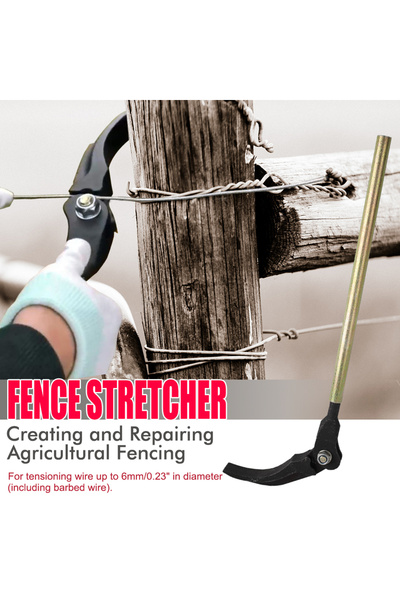Choice black Fence Wire Stretcher Barbed Wire Fence Tensioner Easy Wire Puller for Creating and Repairing A