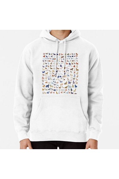 Hvit Stein Every Akc Dog Breed Printed Sweatshirt