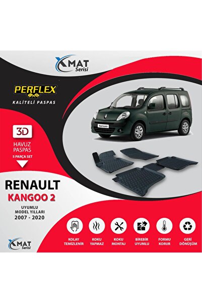PERFLEX Paspas 3d Havuzlu X-mat Kangoo 2 2007-2020