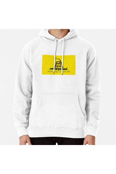 Hvit Stein Φούτερ με στάμπα Gadsden Don't Tread On Me Flag