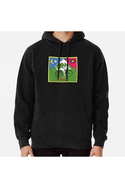 Hvit Stein LSD - Albert Hofmann - Суитшърт с щампа за Деня на велосипеда