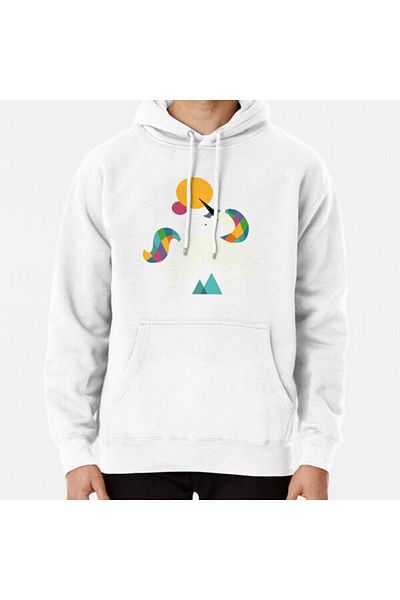 Hvit Stein To Be a Unicorn Printed Sweatshirt