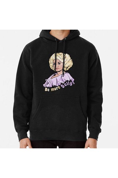 Hvit Stein Суитшърт с щампа Be More Dolly