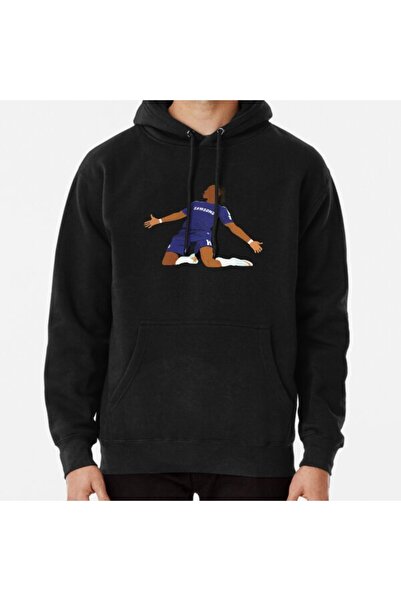 Hvit Stein Drogba (Chelsea) Baskılı Sweatshirt