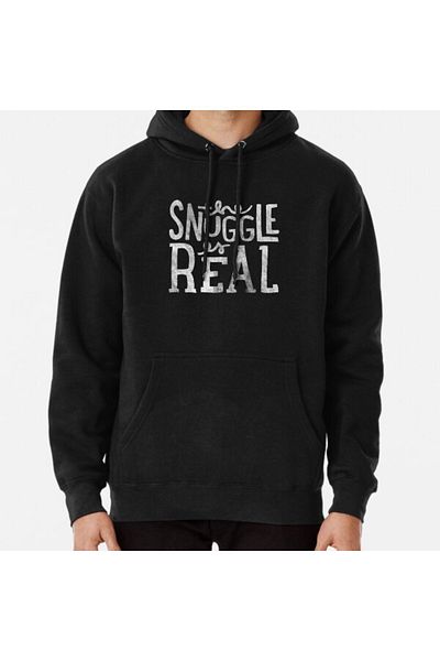 Hvit Stein Το SNUGGLE είναι ΠΡΑΓΜΑΤΙΚΟ Φούτερ με στάμπα