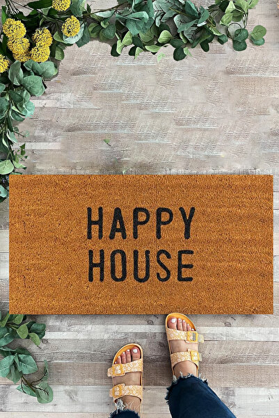 KARMAT سجادة باب أمامية داخلية وخارجية من Happy House