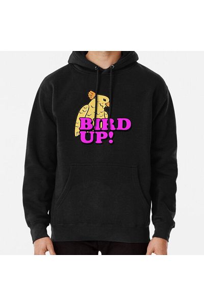 Hvit Stein Суитшърт с щампа Bird Up