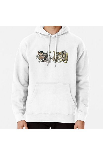 Hvit Stein Hanorac cu imprimeu grafic Wild Things Romp