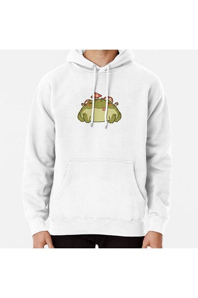 Hvit Stein Frog gang - Φούτερ με στάμπα Toad