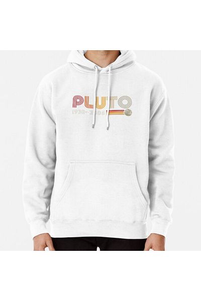 Hvit Stein Φούτερ με στάμπα PLUTO
