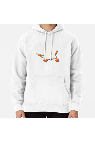 Hvit Stein Hanorac imprimat Be do crime goose