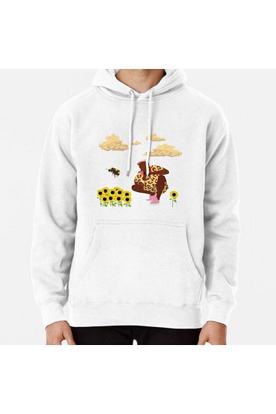 Hvit Stein Tyler, The Creator - Φούτερ με στάμπα Flower Boy
