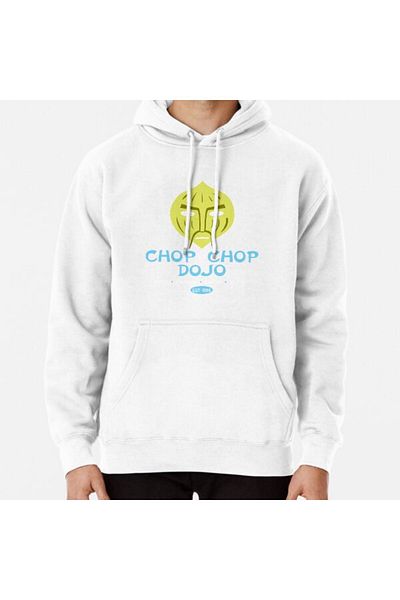 Hvit Stein Hanorac cu imprimeu Chop Chop Dojo