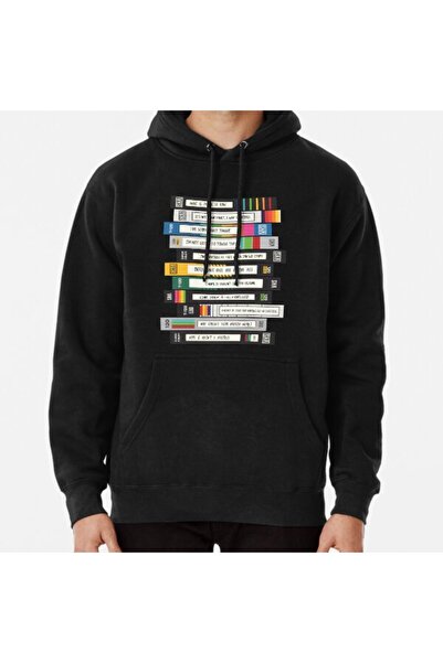 Hvit Stein Brooklyn Nine-Nine Sex Tapes Baskılı Sweatshirt