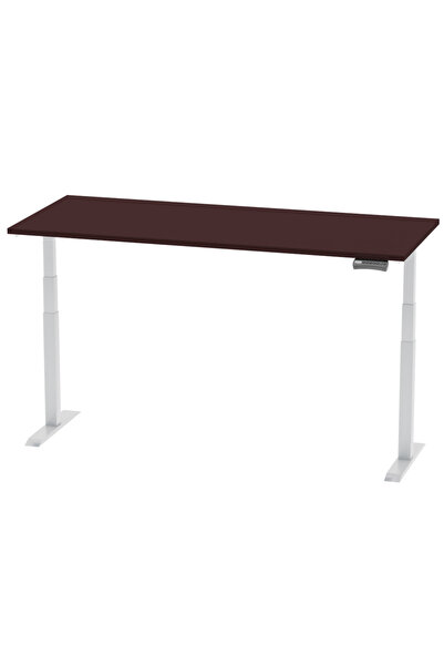 Mahmayi Flexispot Standing Desk Dual Motor 3 Stages Electric Stand Up Desk 140cmx80cm - Apple Cherry