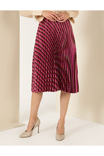 Pierre Cardin Pembe Pileli Etek 50253119-VR026