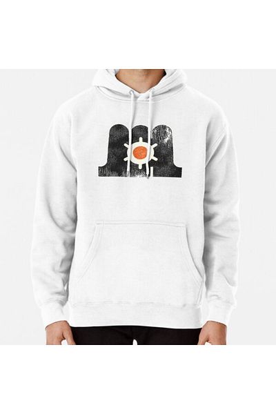 Hvit Stein Суитшърт с щампа на Maine Mariners Retro Defunct Ice Hockey