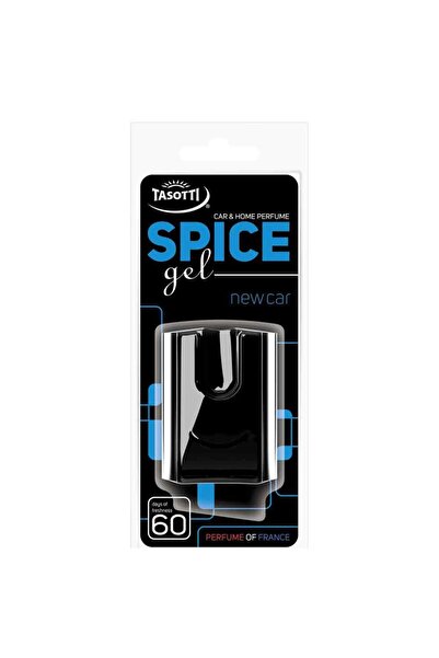 TASOTTI Spice Gel (NEW CAR) S?f?r Oto Esansl? Kalorifer Geçme Koku 8ml.