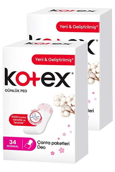 Kotex Normal Günlük Ped 34'lü 2'LiSet