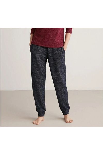 Nautica Nautica Pocketed Waist Adjustable Soft Textured Thermal Fabric Women's Single Bottom Pyjamas