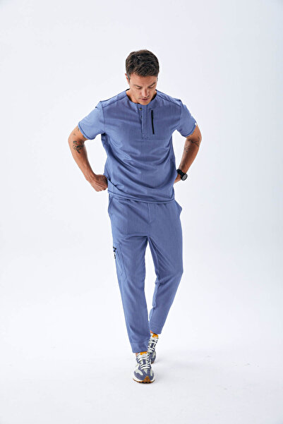 ARYA MEDİKAL Arya Medikal Marin Premium Seri Likralı Hemşire Ve Doktor Formas...