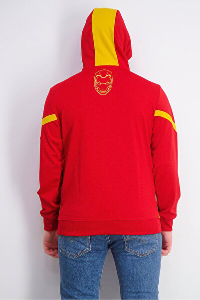 Marvel Men Captain America Civil War Hoodie, Red