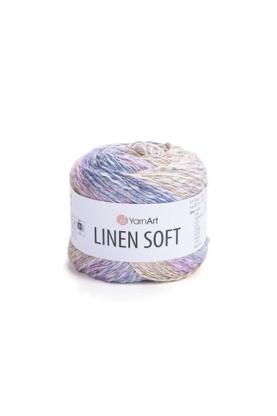 Yarnart Soft Linen Seasonal Blouse, Cardigan Knitting Yarn - 7404
