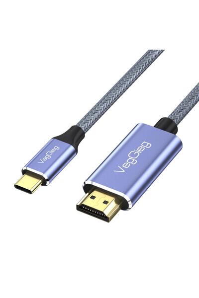 Veggieg 4k/60hz Type-c 3.1 To Hdmı 2.0 Dönüştürücü Kablo 2 Metre
