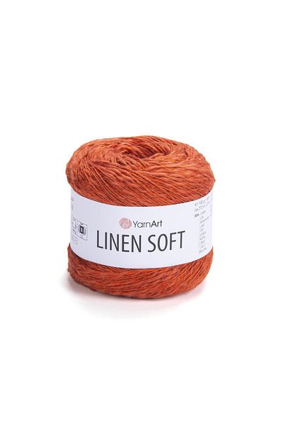 Yarnart Orange Linen Soft - Fire de tricotat manual 7310