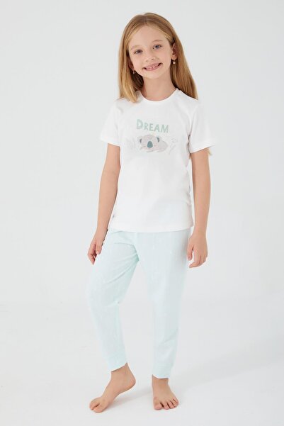 ROLY POLY Anne Kız Kısa Kol Pijama Takımı Mint