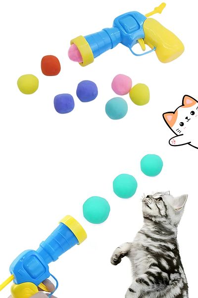 Vekorr Energetic Plush Ball - Animated and Fun Cat Toy Set