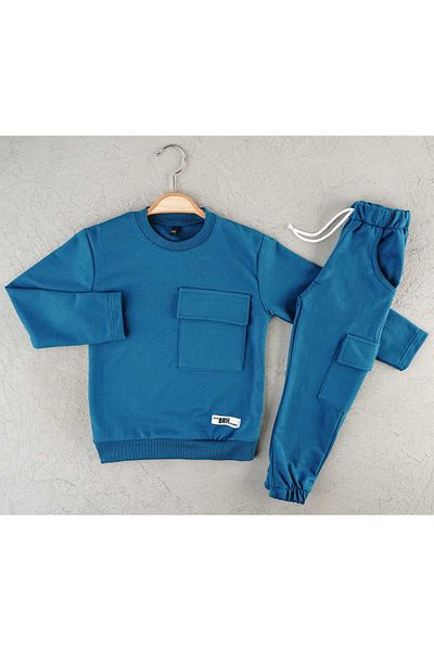 falcomini Set de trening sport pentru copii model 4/10 cu buzunare