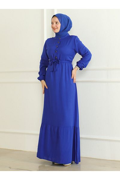 ZENANE Φόρεμα Saks Blue Hijab - ZENANE