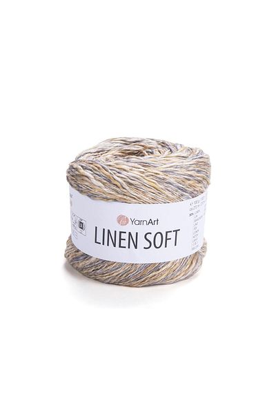 Yarnart Linen Soft Hand Knitting Yarn Marbled -7407