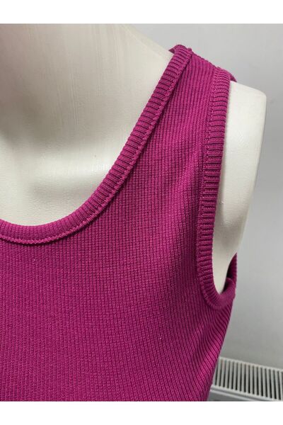 LADY HAZAL Фіолетовий топ з відкритою спиною, темний, з тонкою стрічкою та тонким бюстгальтером