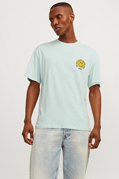 Jack & Jones 12256926 Ανδρικό T-Shirt Jorfruttı Tee Ss Crew Neck Tg Ss