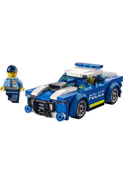 LEGO ®   سيارة شرطة المدينة 60312 - مجموعة بناء الألعاب الإبداعية 5+ (94 قطعة)