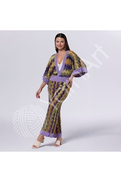 Yarnart LINĂ MOALE DE TRICOTAT DE MÂNĂ ALBASTRU - 7316