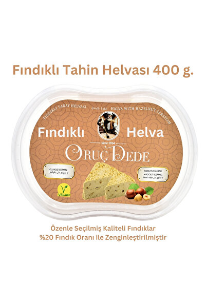 ORUÇ DEDE Fındıklı Tahin Helvası 400 gr.
