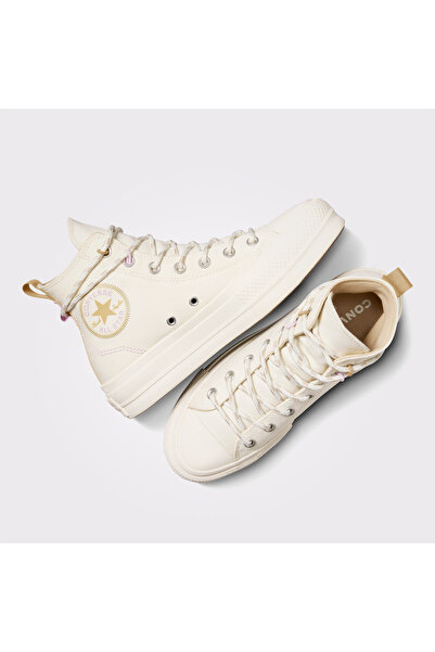 Converse Chuck Taylor All Star Lift Unisex Bej Platform Sneaker