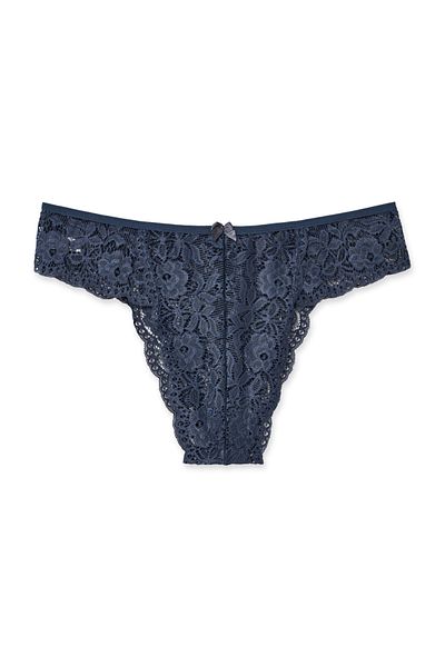 HNX Γυναικείο εσώρουχο 4'lü Lace High Waist Plus Size Brazil