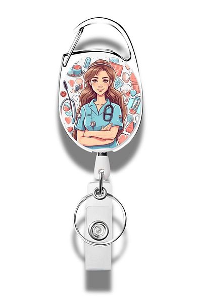 excarpin Personalul medical Carcasă din oțel premium Suport card Yoyo Suport card